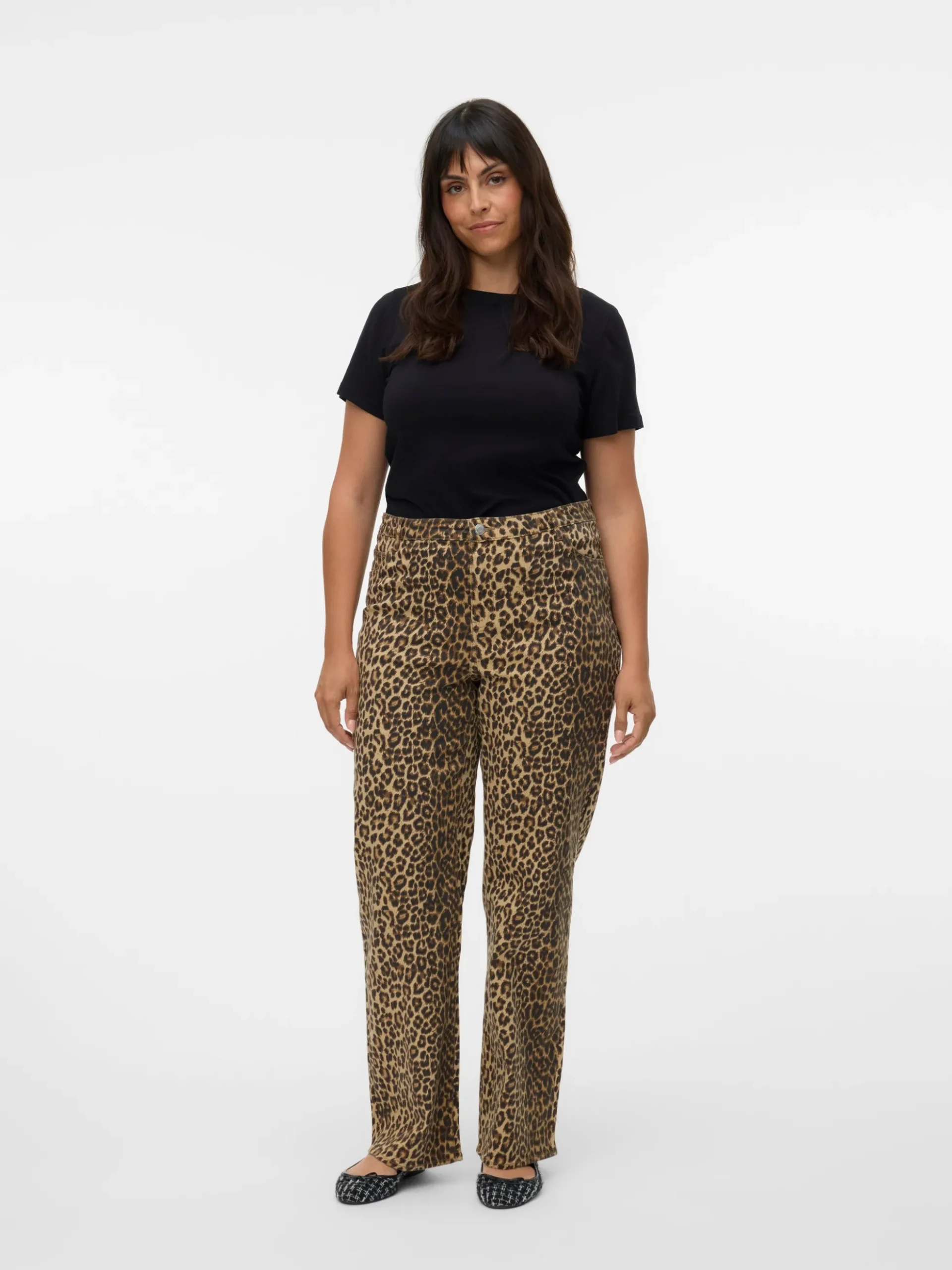 VMCTESSA Hohe Taille Weiter Beinschnitt Jeans