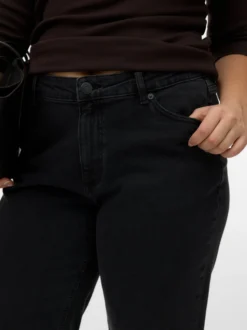 VMCTESSA-STRETCH Hohe Taille Weiter Beinschnitt Jeans