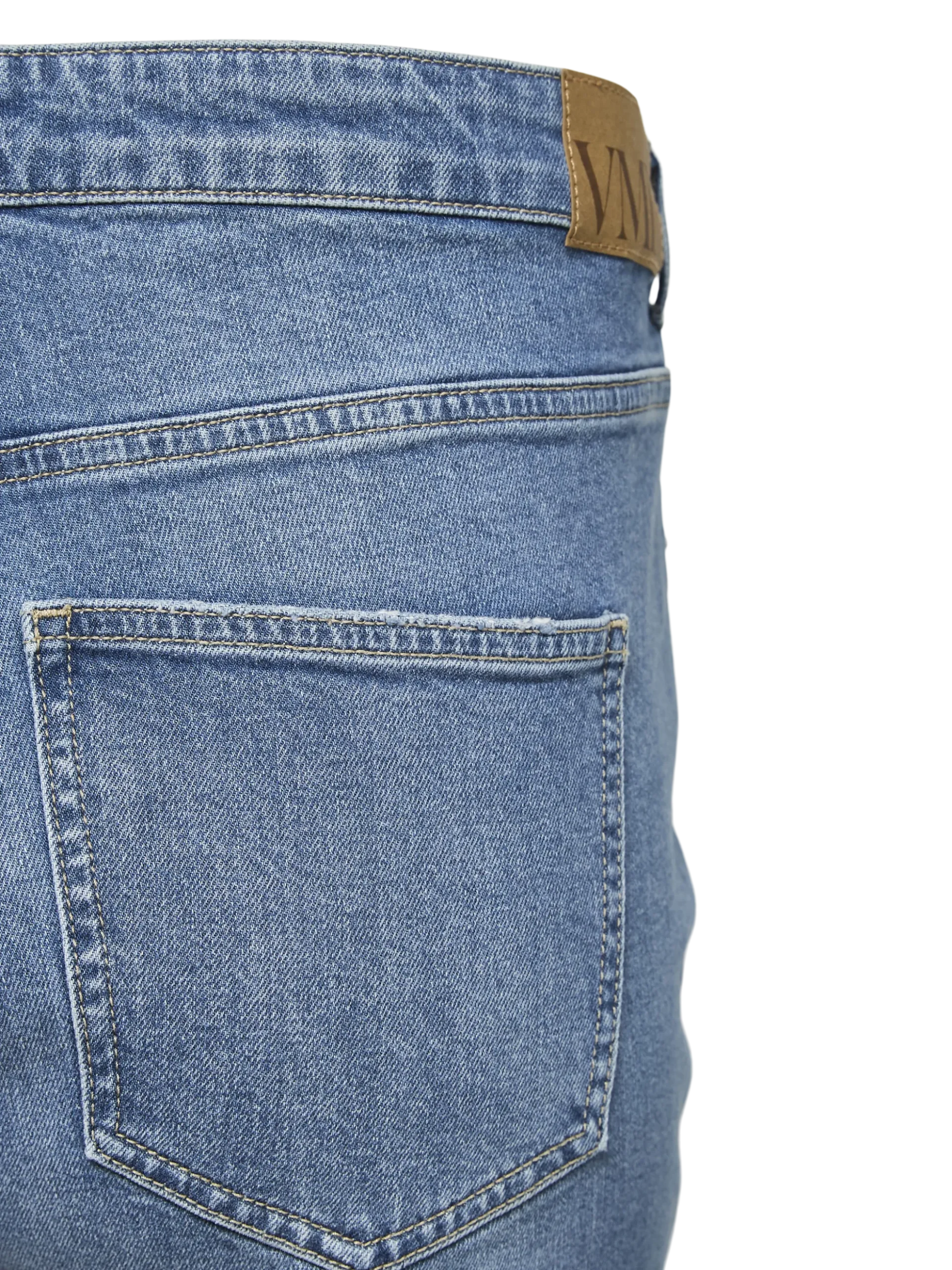 VMCTESSA-STRETCH Hohe Taille Weiter Beinschnitt Jeans