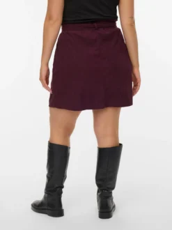 VMCVILJA Hohe Taille Kurzer Cord Rock