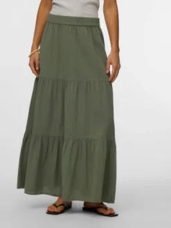 VMDICTHE Hohe Taille Langer Rock