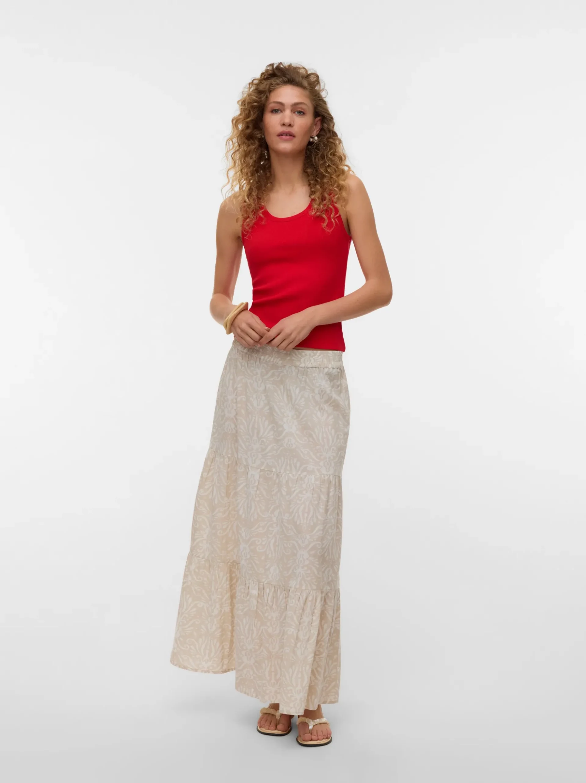 VMDICTHE Hohe Taille Langer Rock