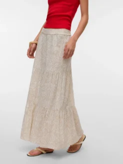 VMDICTHE Hohe Taille Langer Rock