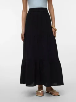 VMDICTHE Hohe Taille Langer Rock
