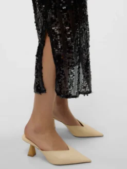 VMEFA Mittlere Taille Langer Rock