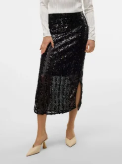 VMEFA Mittlere Taille Langer Rock