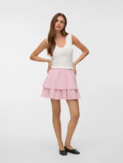 VMELIX Hohe Taille Kurzer Rock