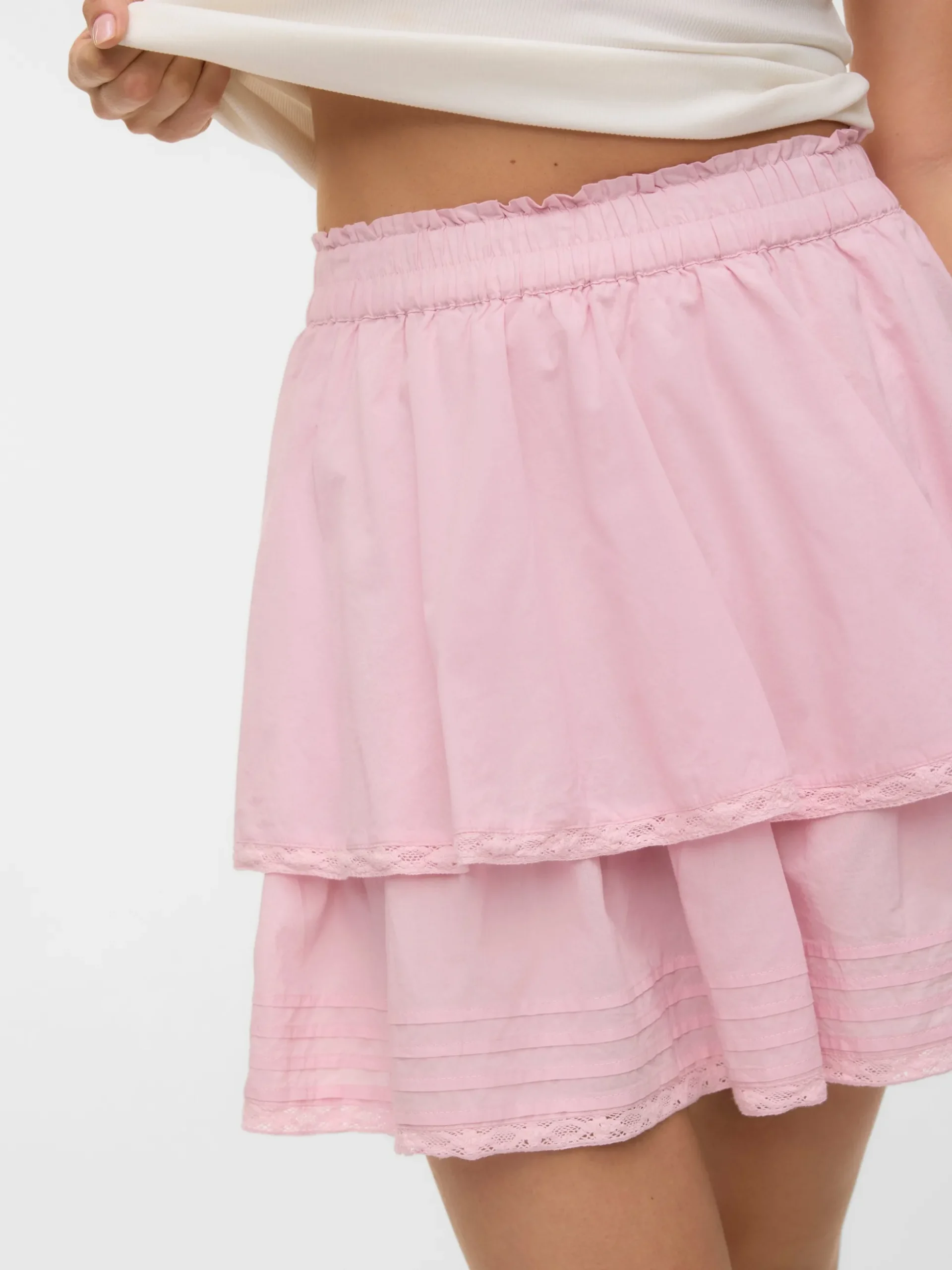 VMELIX Hohe Taille Kurzer Rock