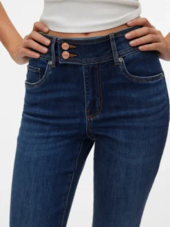 VMELLA Mid Rise Ausgestellt Jeans