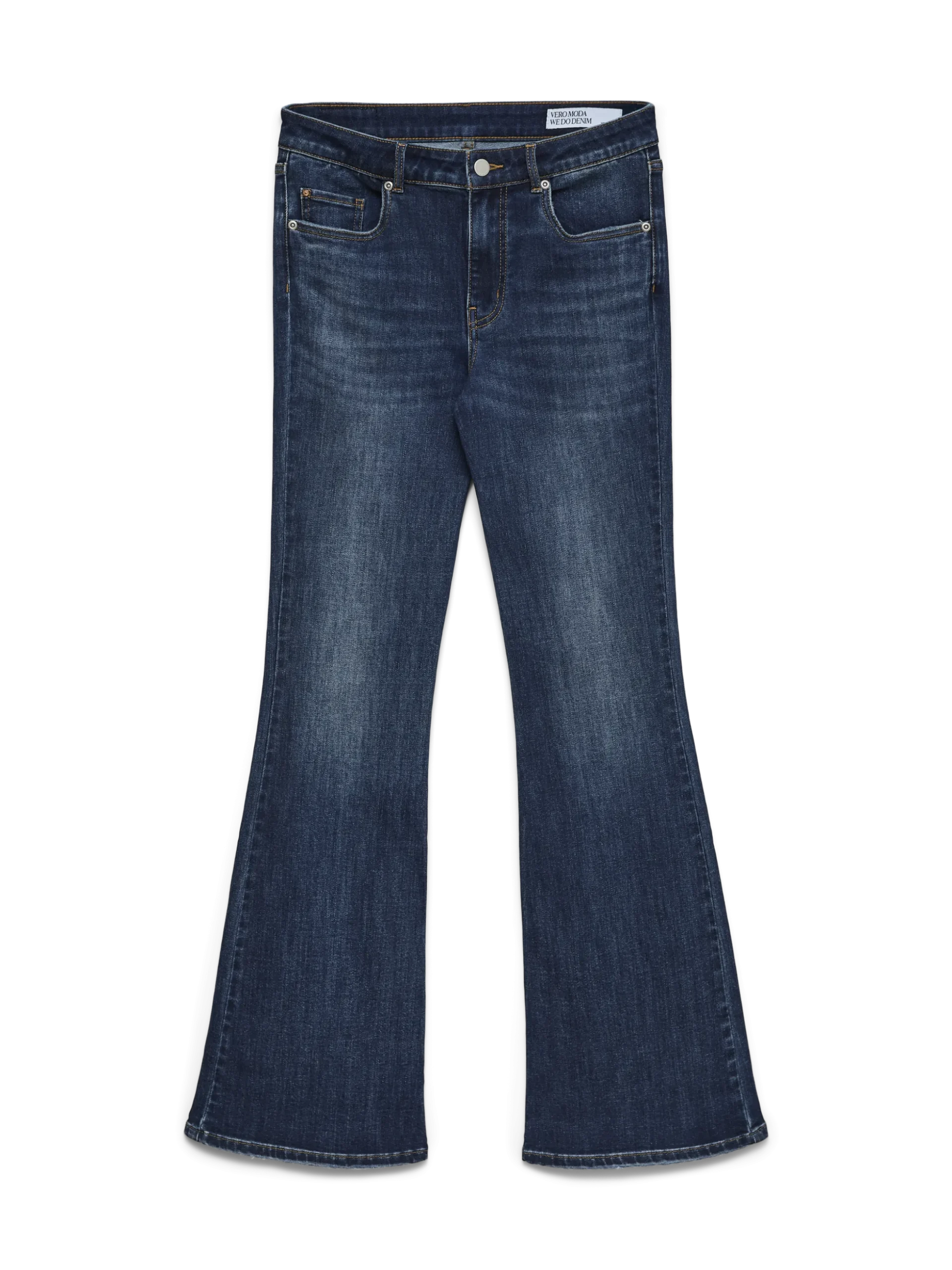 VMELLA Mid Rise Ausgestellt Jeans