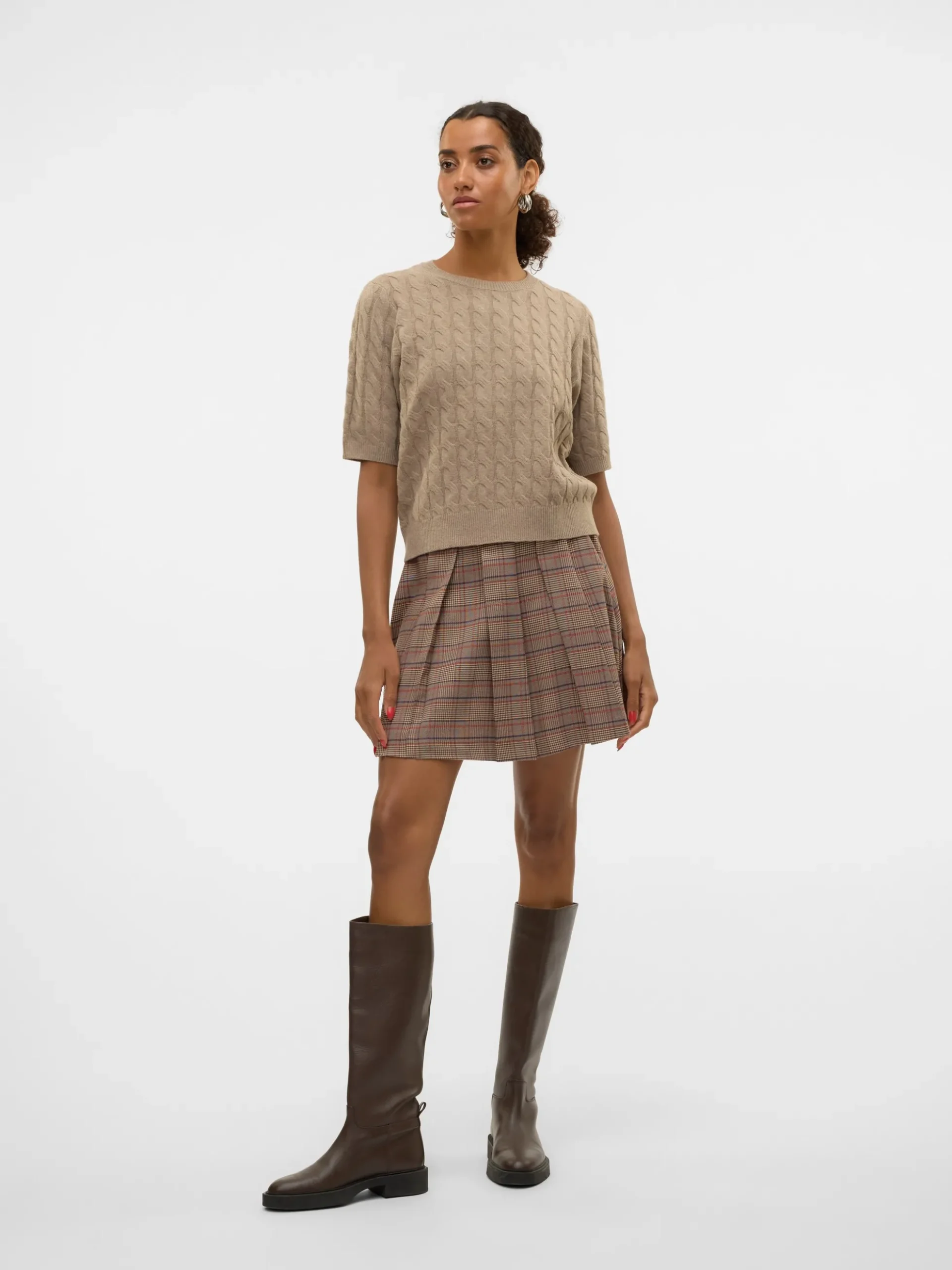 VMELLIE Mittlere Taille Minirock