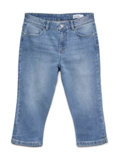 VMELLY Mid Rise Slim Fit Capris