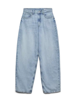 VMESTELLE Hohe Taille Barrel Fit Jeans