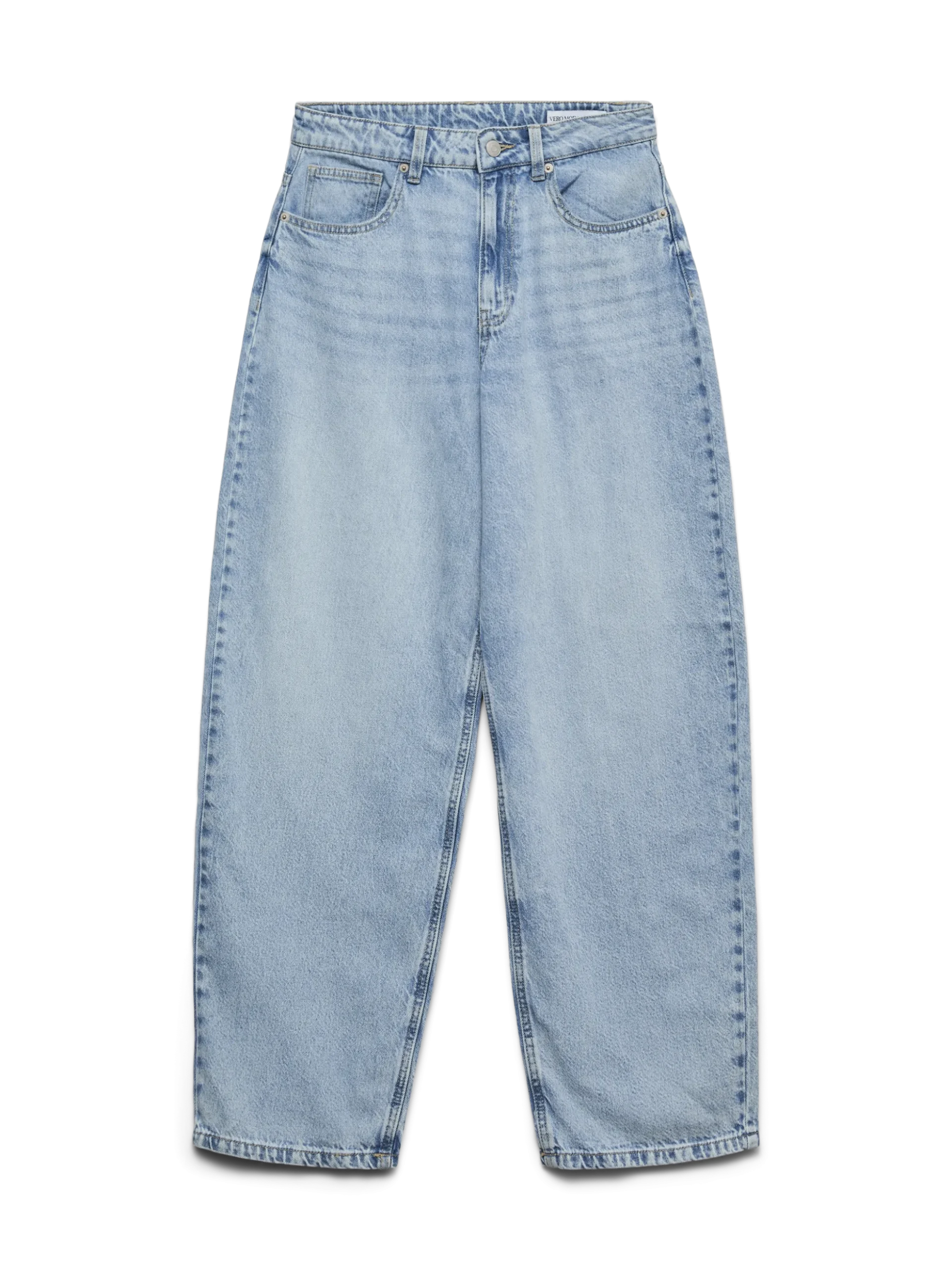 VMESTELLE Hohe Taille Barrel Fit Jeans