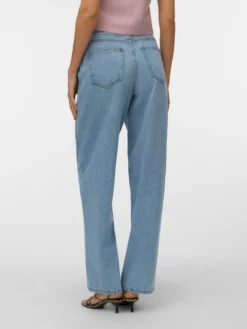VMESTELLE Hohe Taille Barrel Fit Jeans