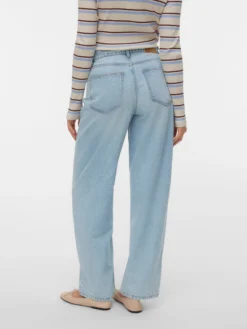 VMESTELLE Hohe Taille Barrel Fit Jeans