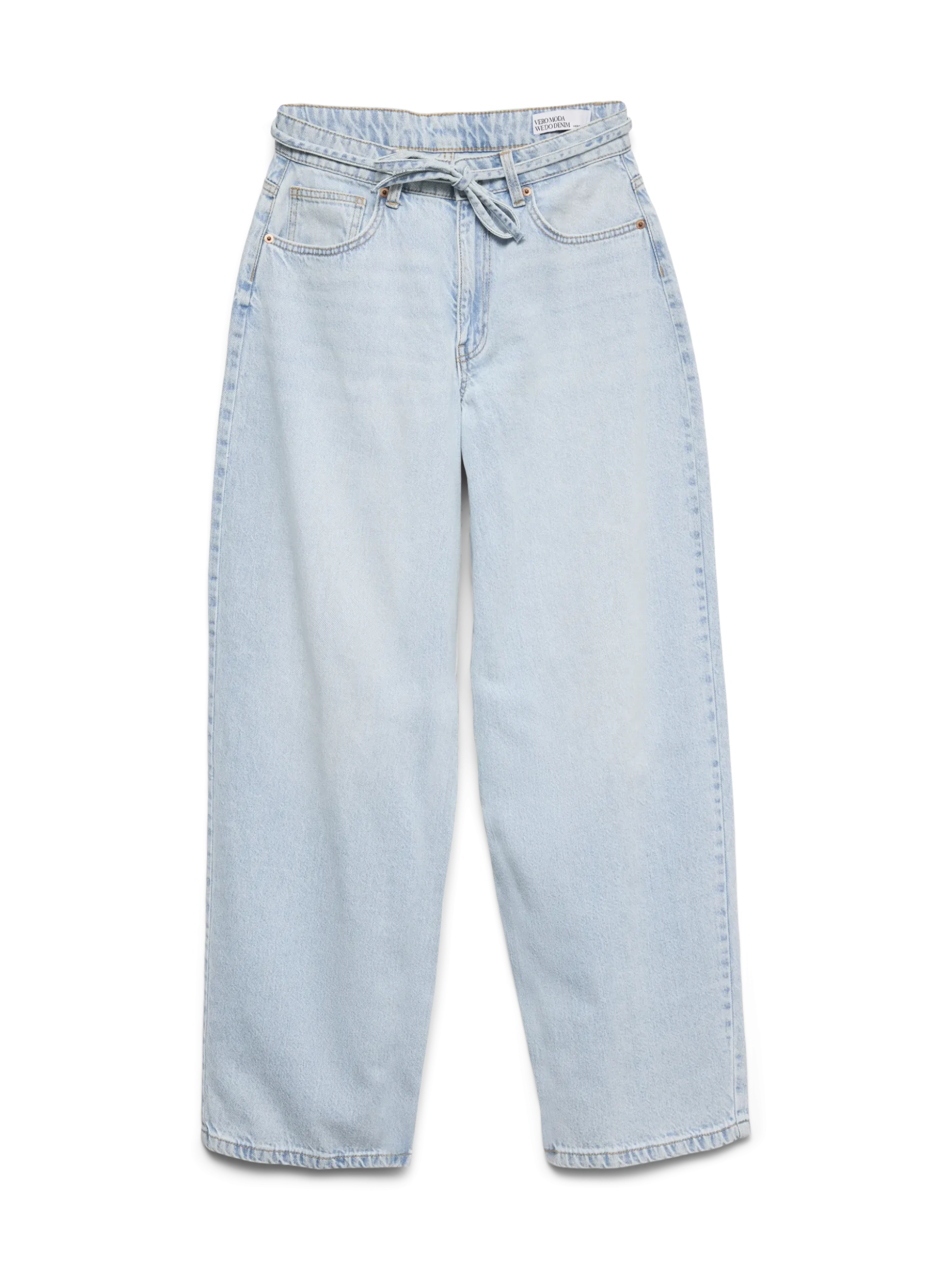 VMESTELLE Hohe Taille Barrel Fit Jeans