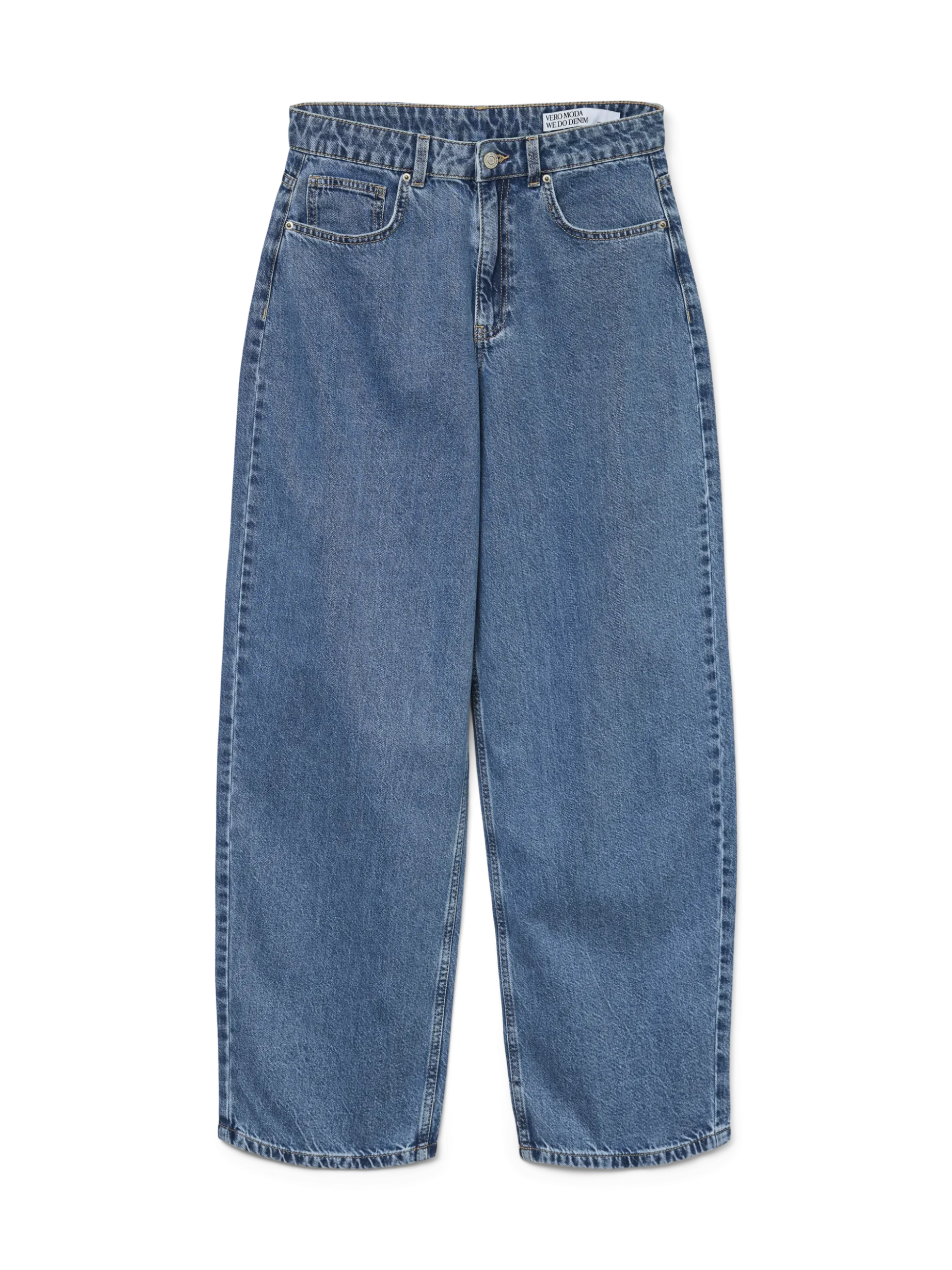 VMESTELLE Hohe Taille Barrel Fit Jeans