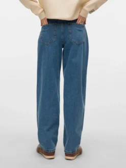 VMESTELLE Hohe Taille Barrel Fit Jeans