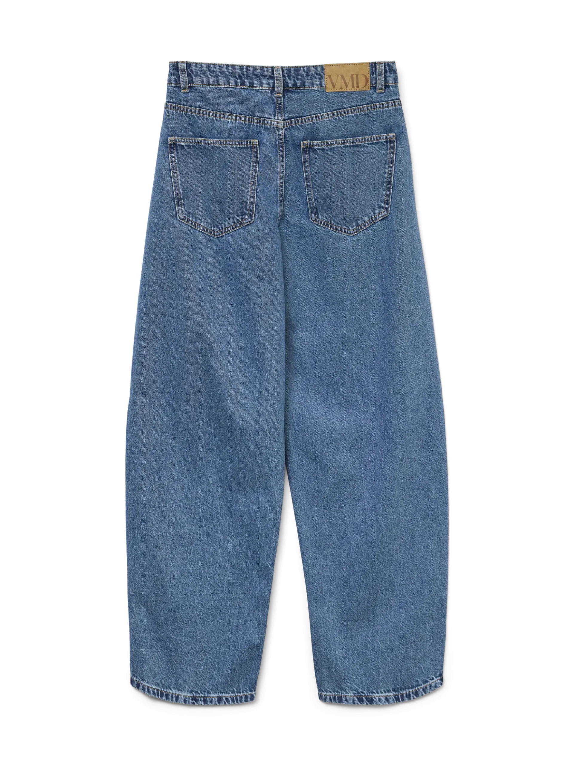VMESTELLE Hohe Taille Barrel Fit Jeans