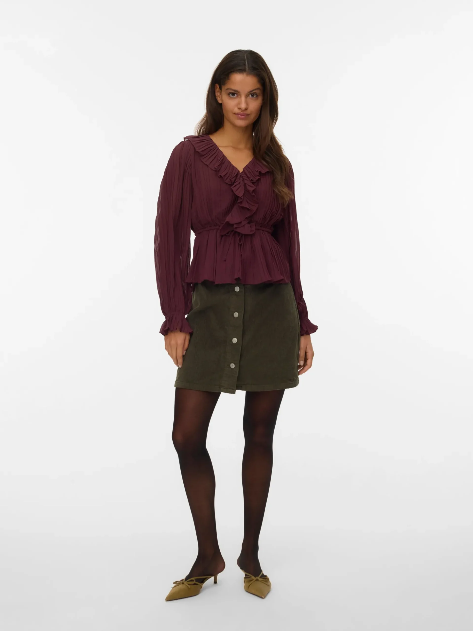 VMETTA Hohe Taille Kurzer Rock