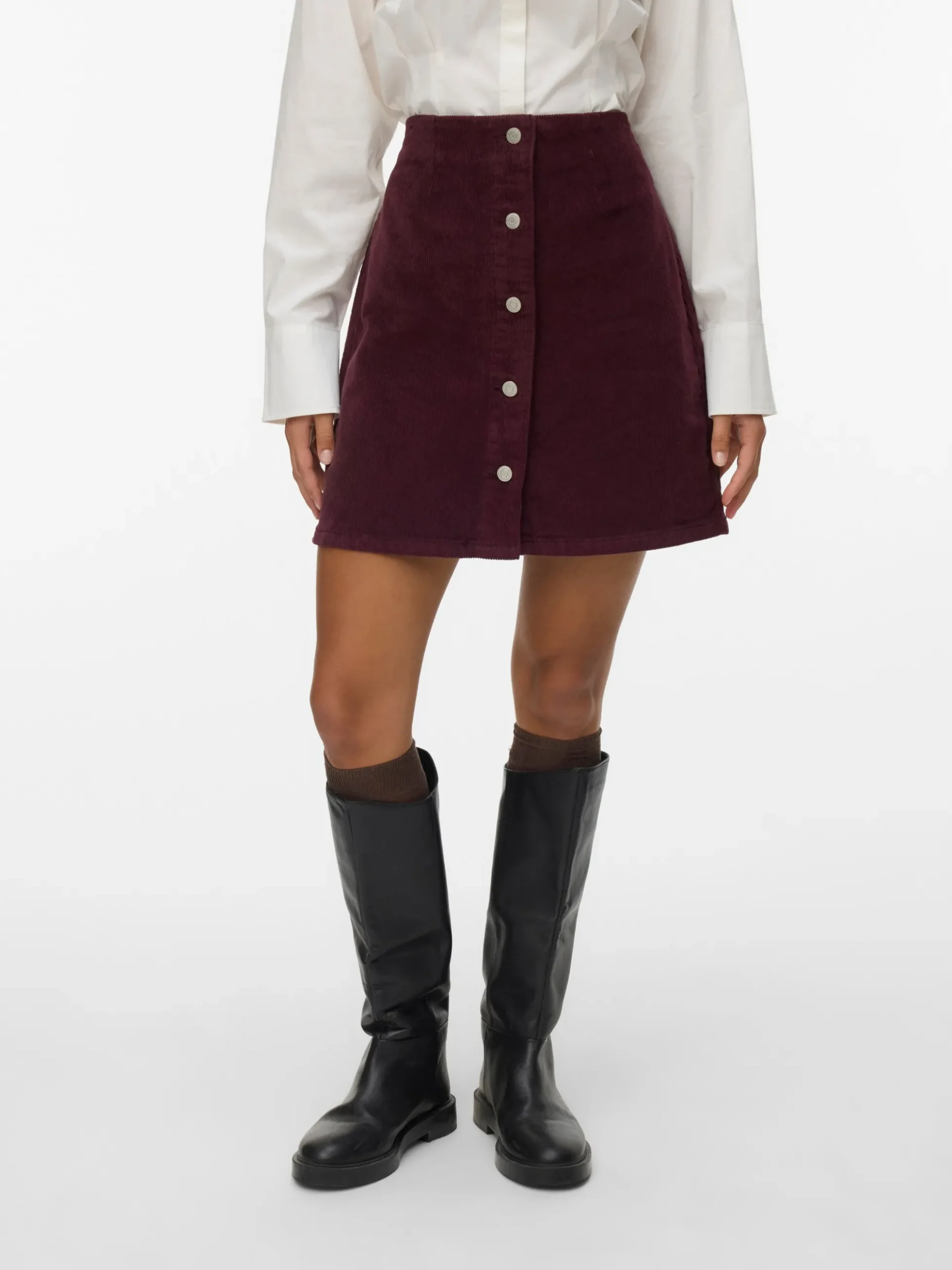 VMETTA Hohe Taille Kurzer Rock