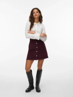VMETTA Hohe Taille Kurzer Rock