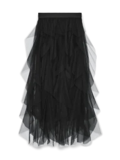 VMEVE Hohe Taille Langer Rock