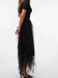 VMEVE Hohe Taille Langer Rock