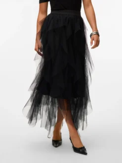 VMEVE Hohe Taille Langer Rock
