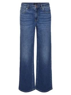 VMFAITH Niedrige Taille Weiter Beinschnitt Jeans