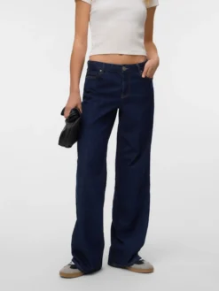 VMFAYE Niedrige Taille Weiter Beinschnitt Jeans