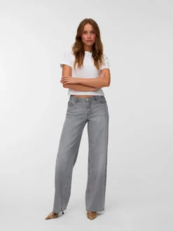 VMFAYE Niedrige Taille Weiter Beinschnitt Jeans