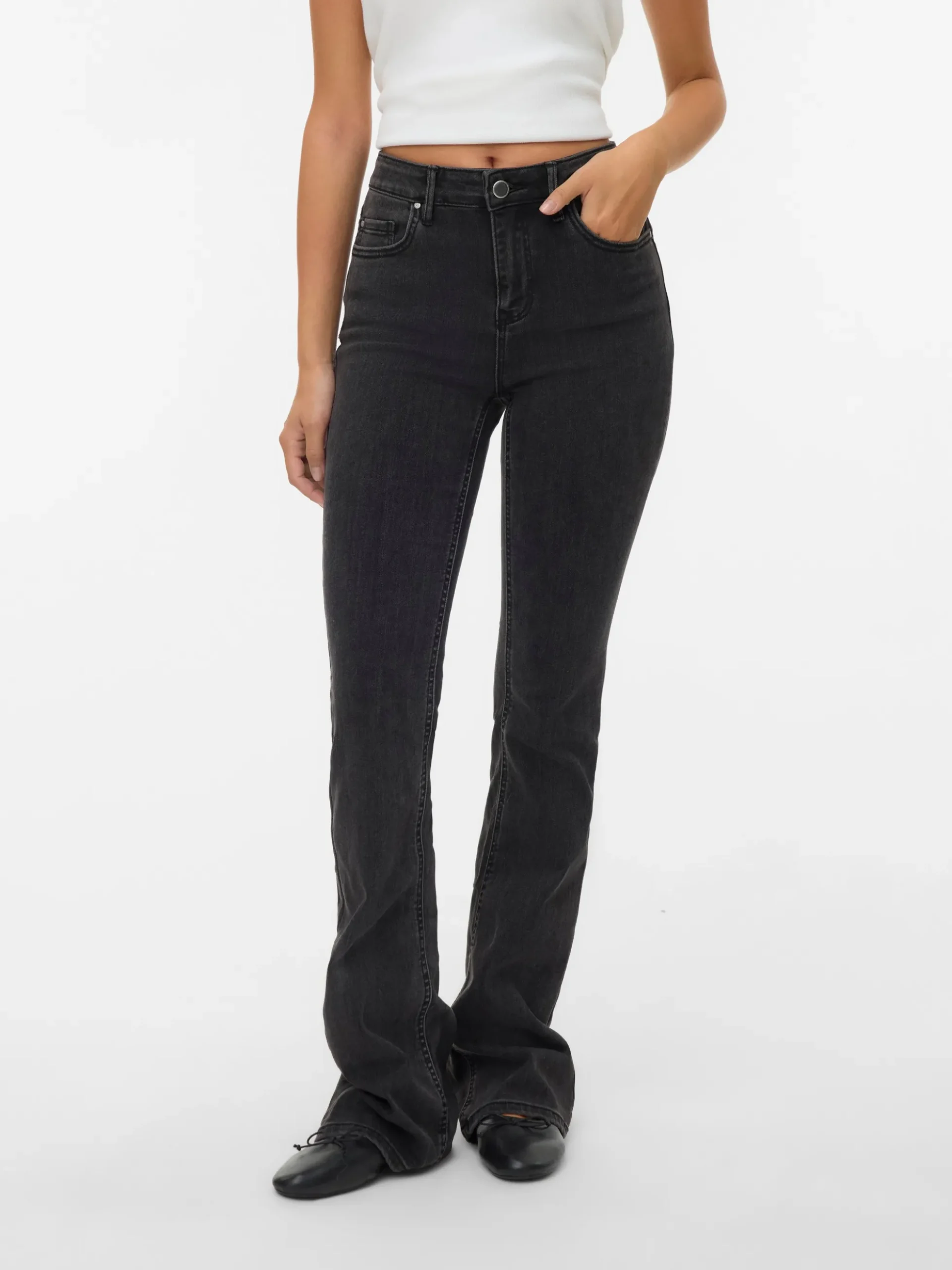 VMFLASH Mid Rise Ausgestellt Jeans
