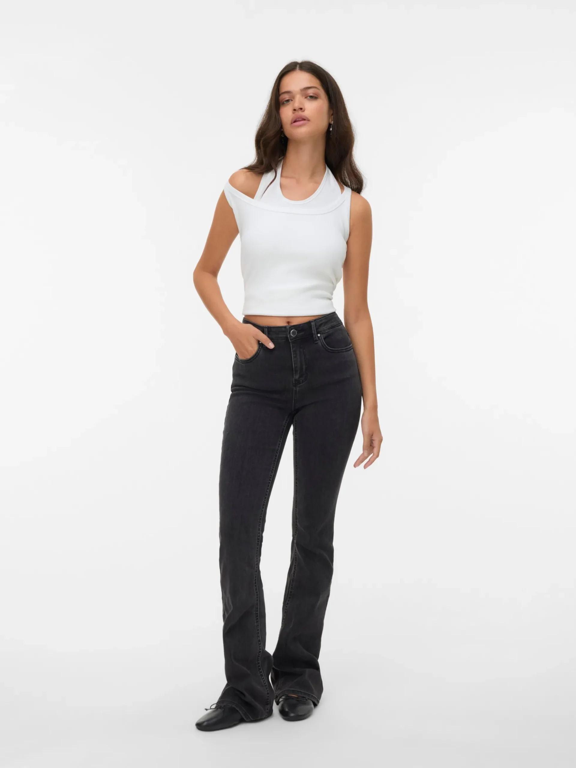 VMFLASH Mid Rise Ausgestellt Jeans