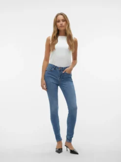 VMFLASH Mid Rise Skinny Fit Jeans