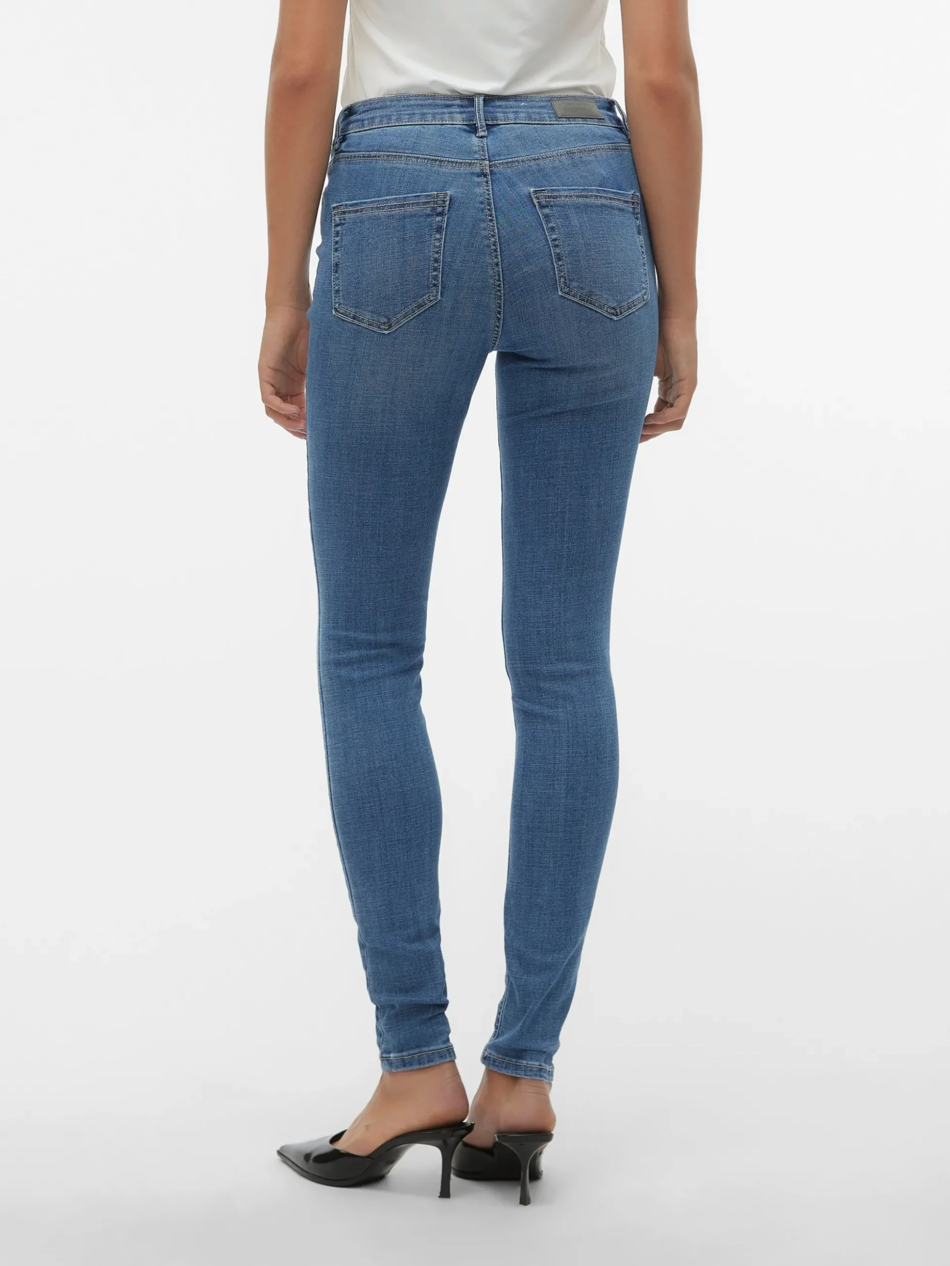 VMFLASH Mid Rise Skinny Fit Jeans