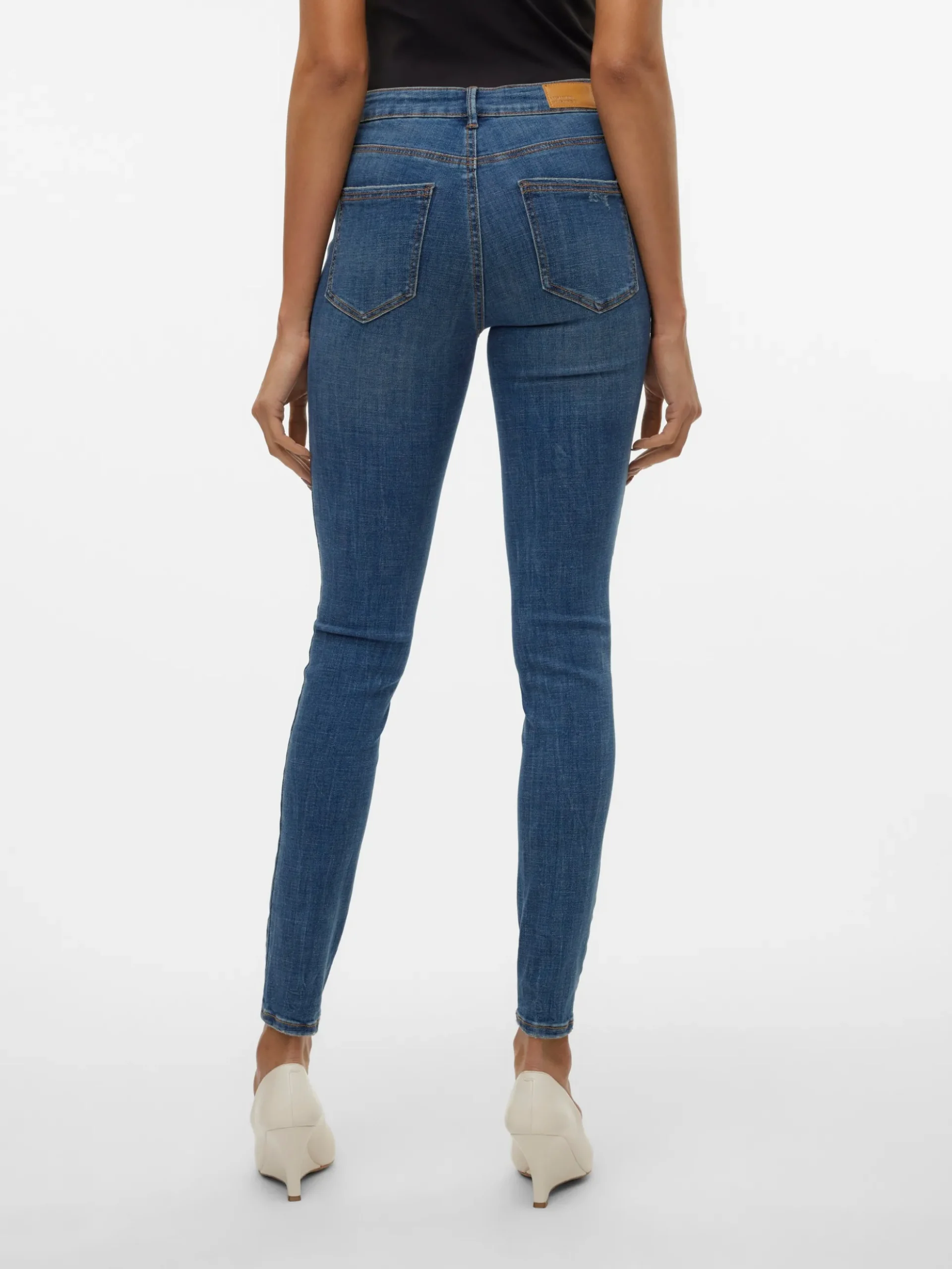 VMFLASH Mid Rise Skinny Fit Jeans