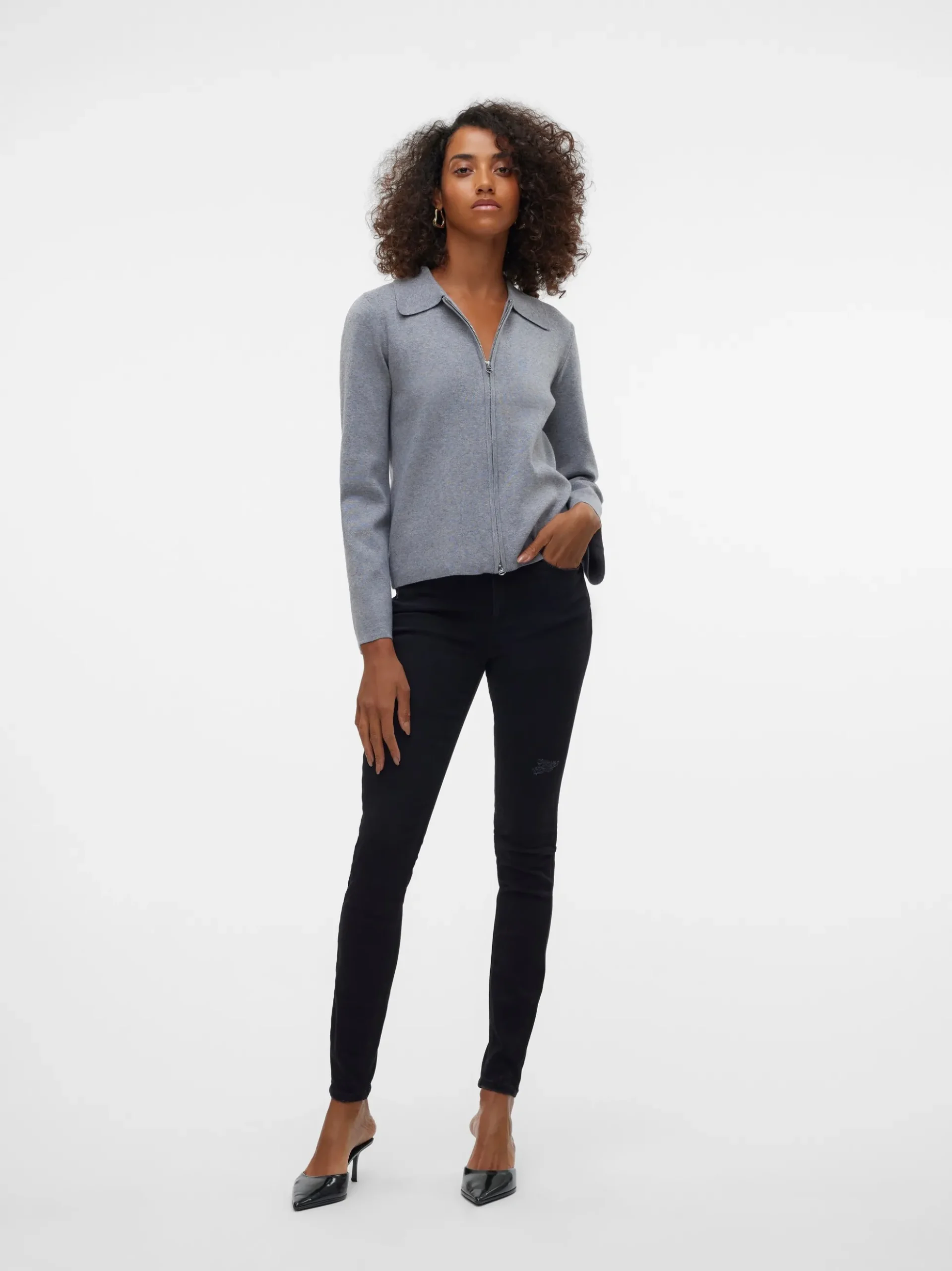 VMFLASH Mid Rise Skinny Fit Jeans