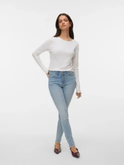 VMFLASH Mid Rise Skinny Fit Jeans