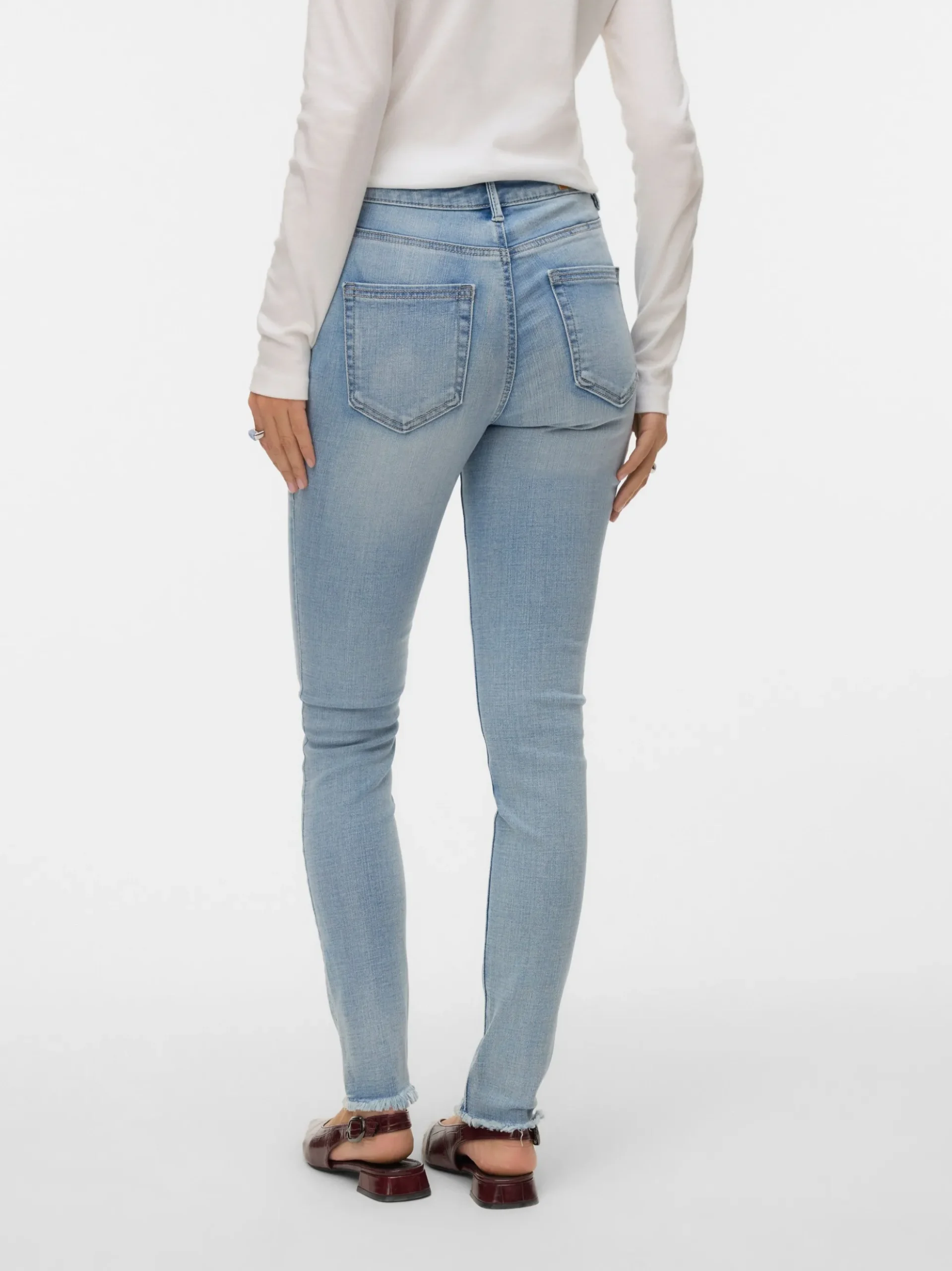 VMFLASH Mid Rise Skinny Fit Jeans