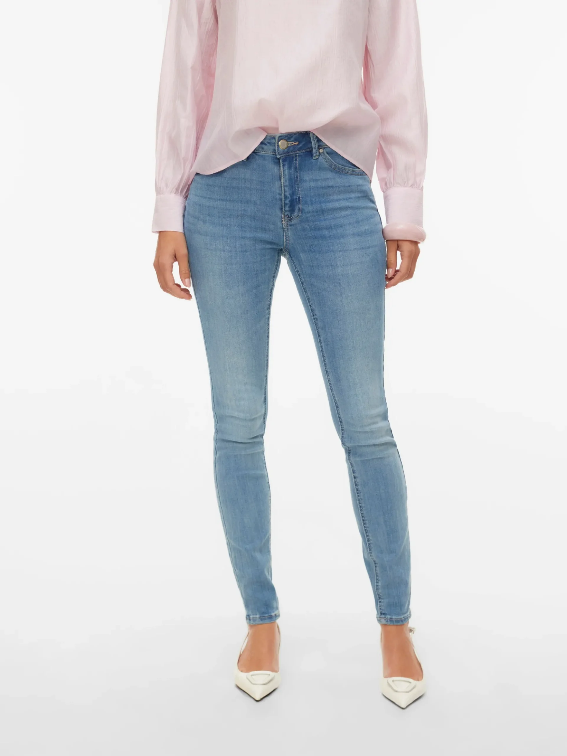 VMFLASH Mid Rise Skinny Fit Jeans