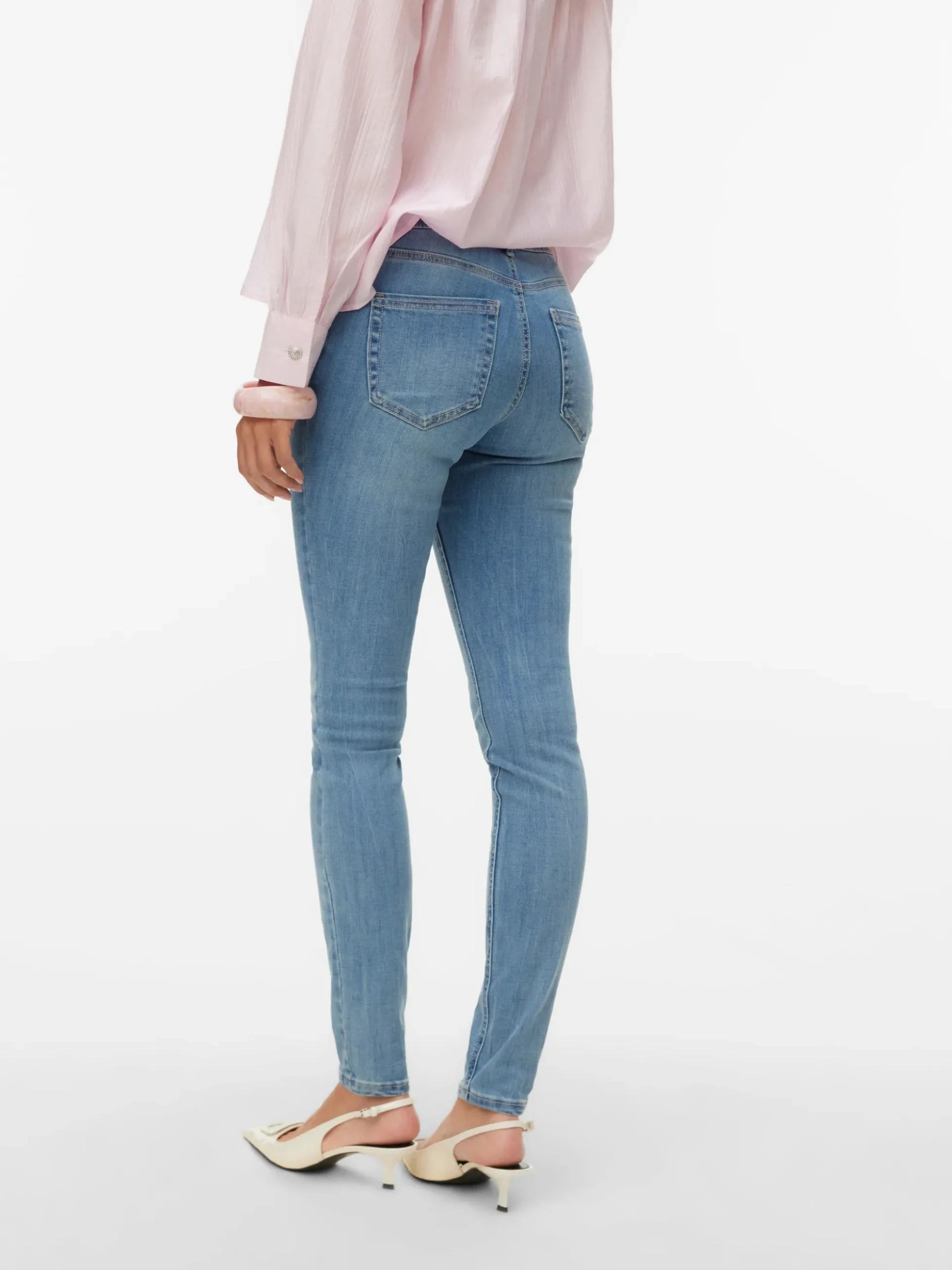 VMFLASH Mid Rise Skinny Fit Jeans