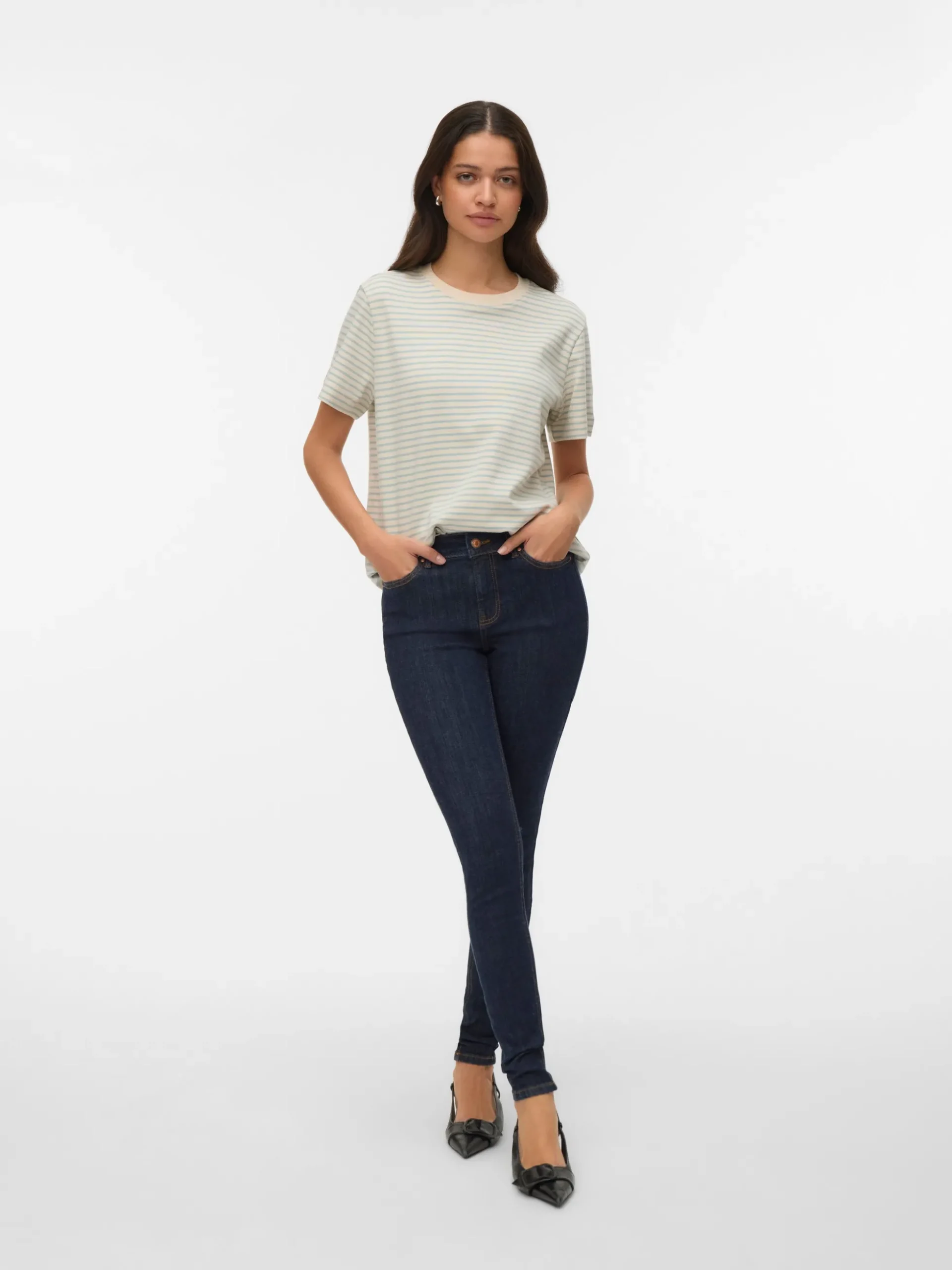 VMFLASH Mid Rise Skinny Fit Jeans