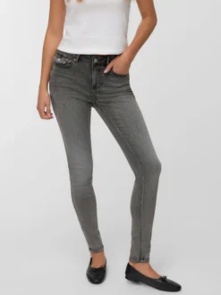 VMFLASH Mid Rise Skinny Fit Jeans
