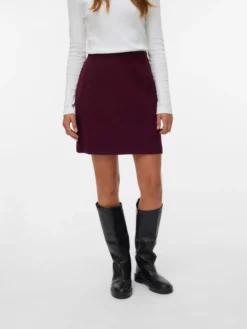 VMFORTUNEALLISON Hohe Taille Kurzer Rock