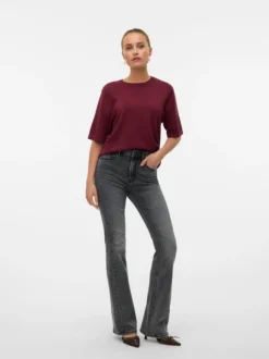 VMGIGI Hohe Taille Ausgestellt Jeans
