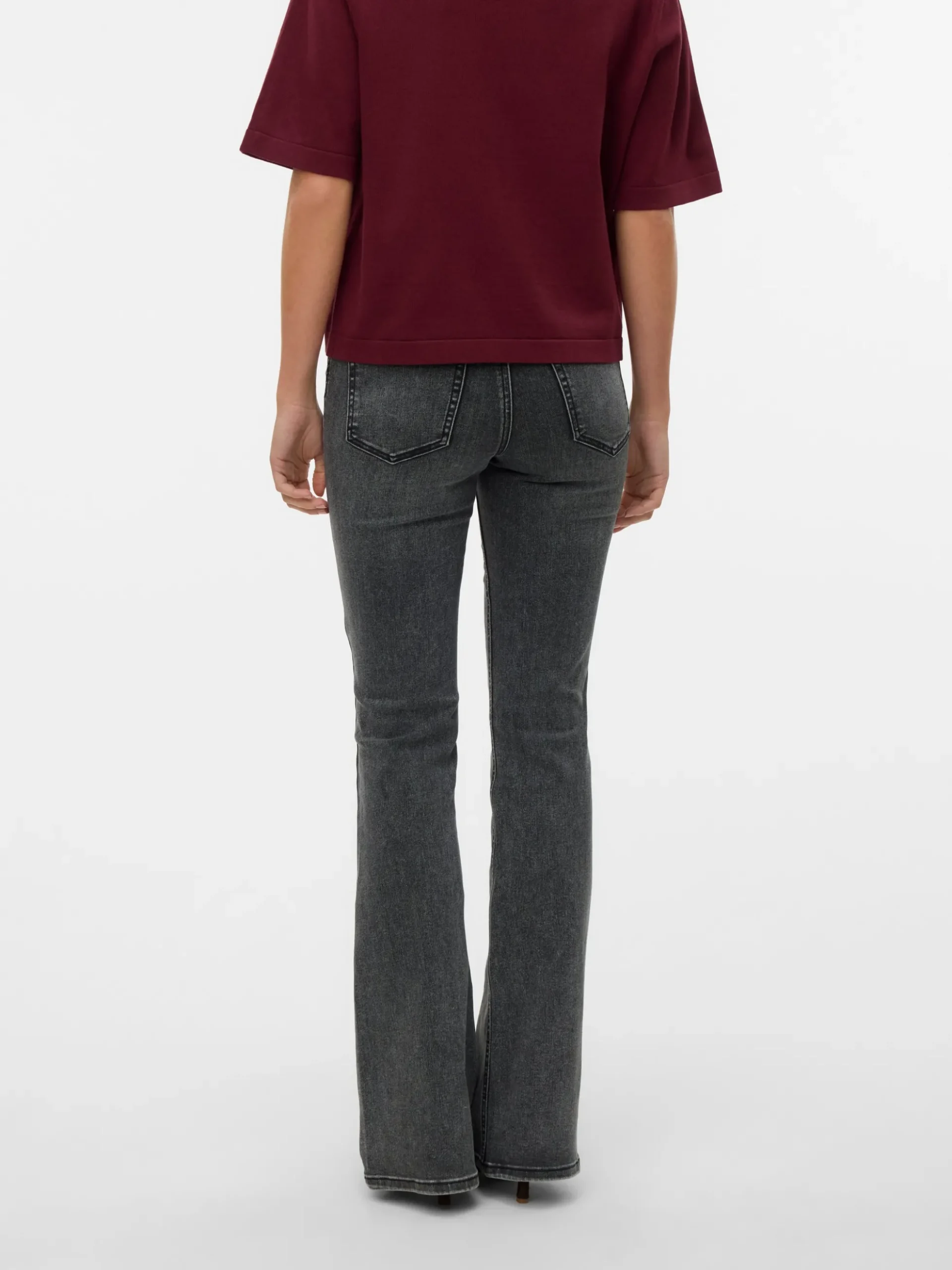 VMGIGI Hohe Taille Ausgestellt Jeans