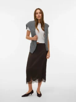 VMGINNY Hohe Taille Midirock
