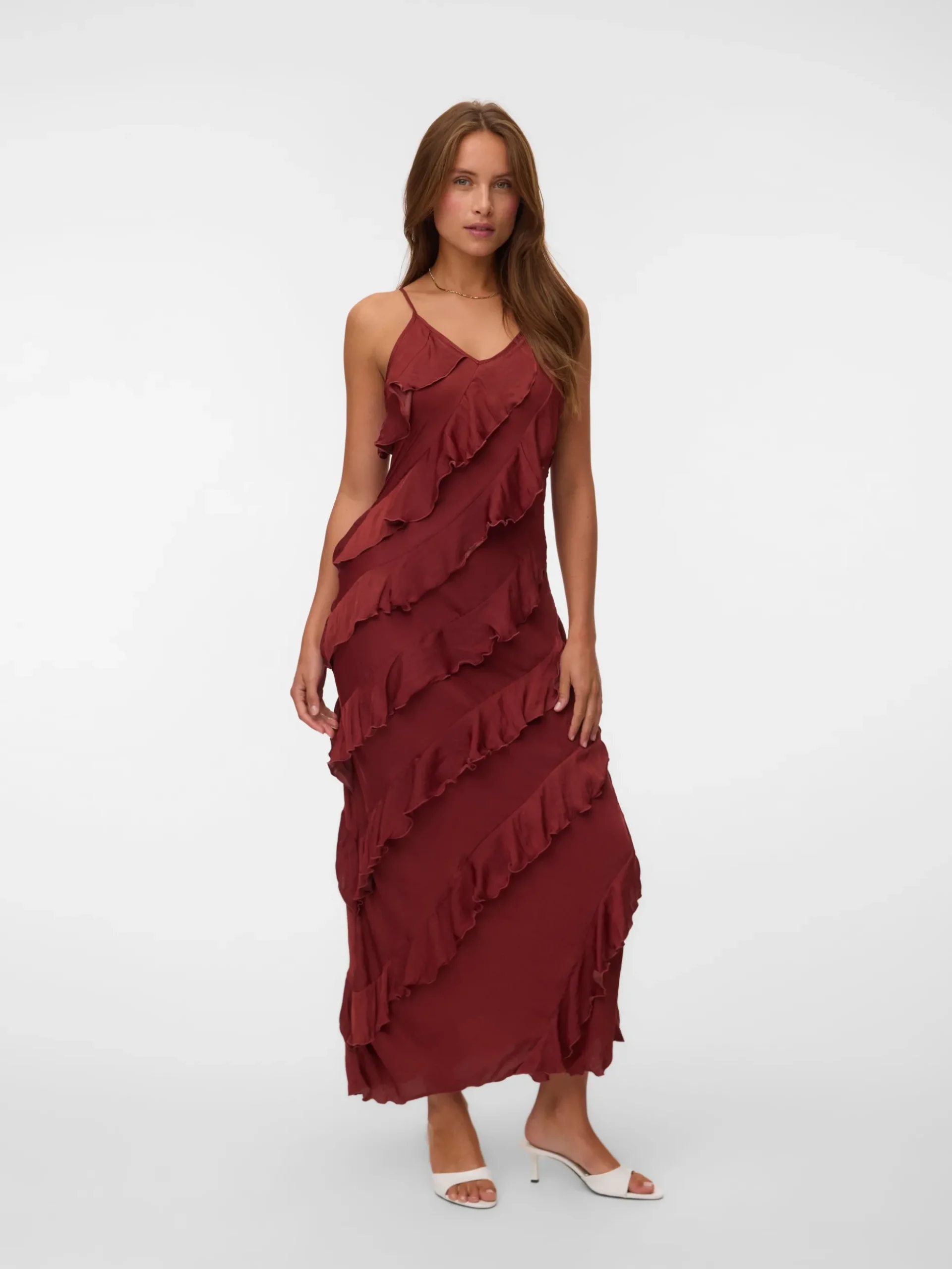 VMICELYN Langes Kleid